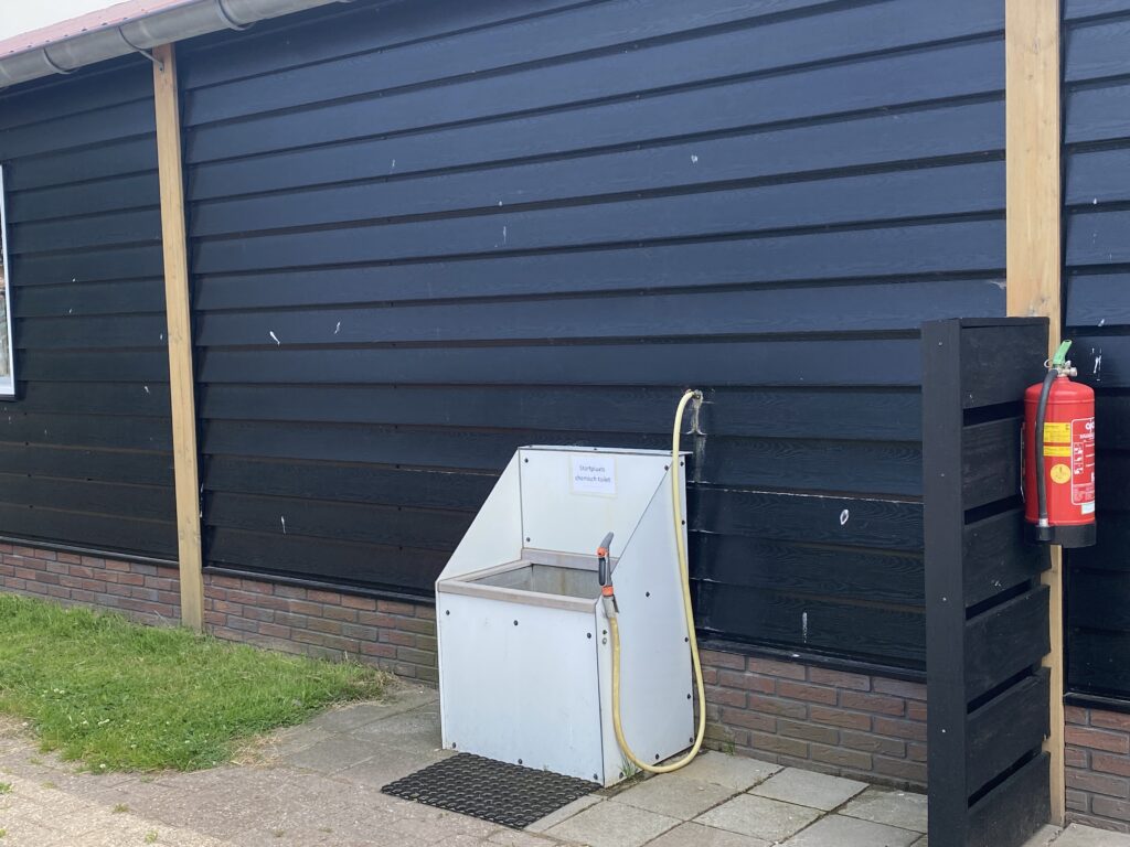Chemisch toilet stortplaats